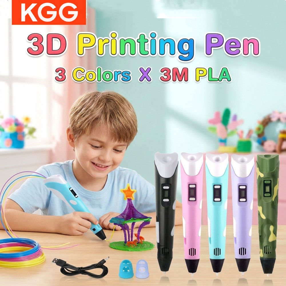 3D Printing Pen For Kids - 3D-ручка для рисования с ЖК-экраном, совместимая