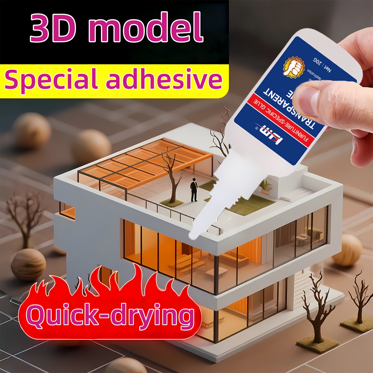 Быстросохнущий прозрачный спец – обзор и цена 3D Printing Glue Stick