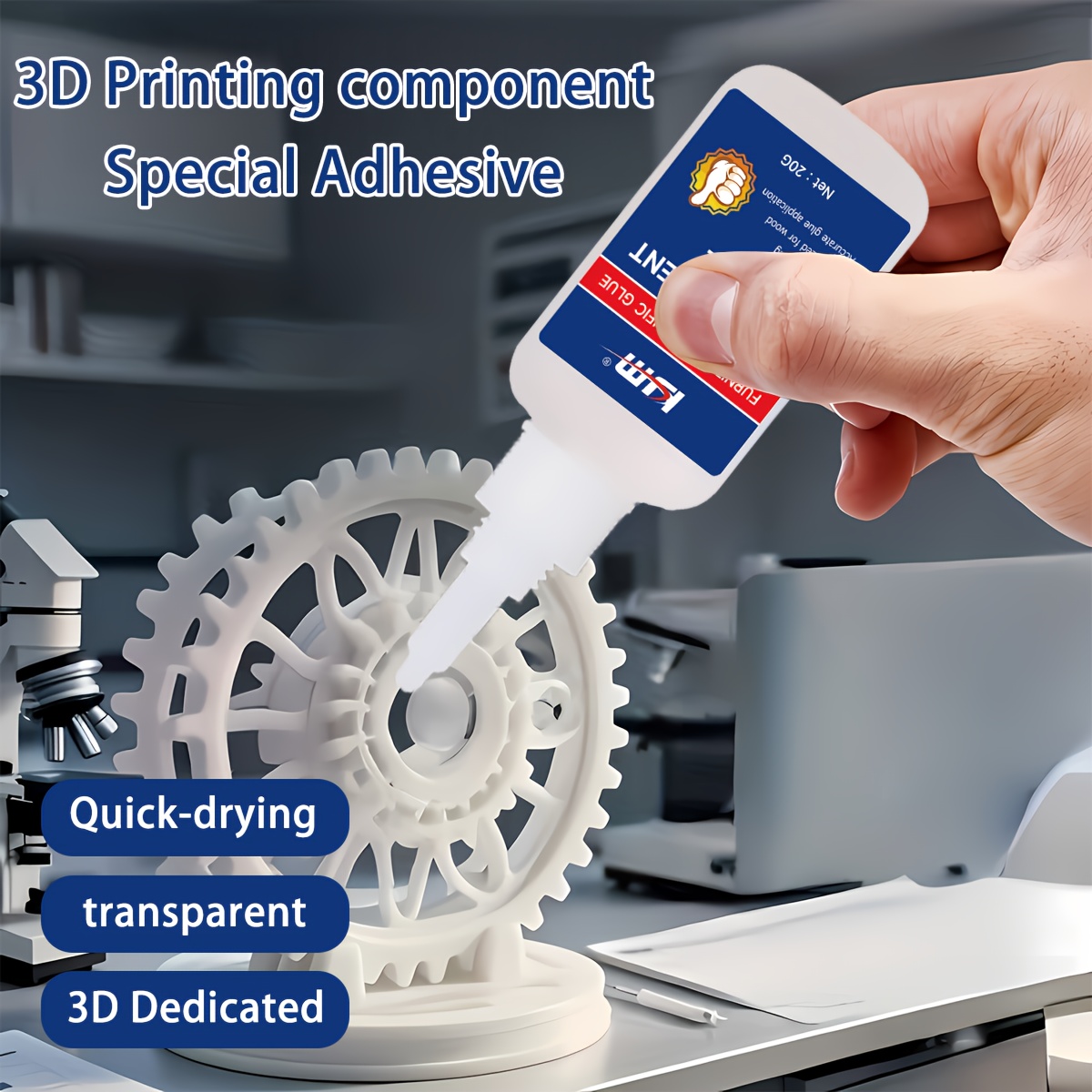 Быстросохнущий прозрачный спец – обзор и цена 3D Printing Glue Stick