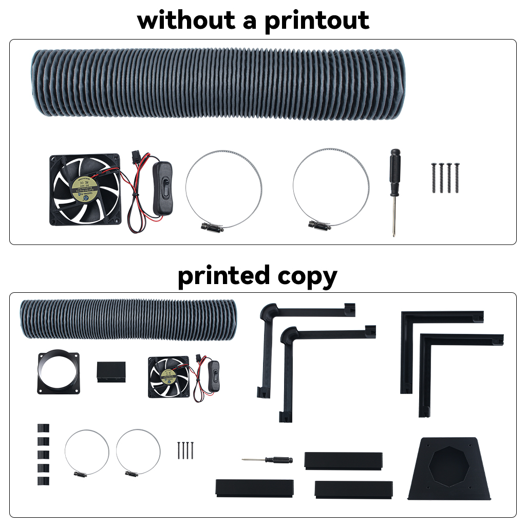 Комплект внешнего вытяжного ве – обзор и цена 3D Printing Kit